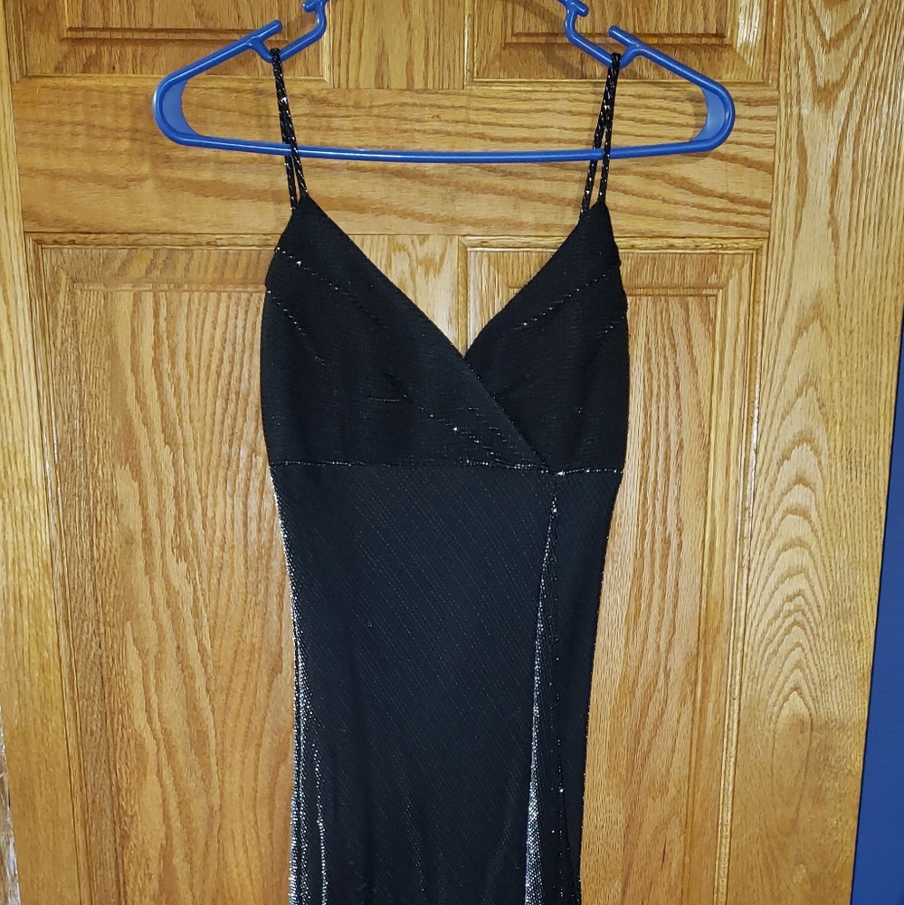 Women's Black Shimmer Dress